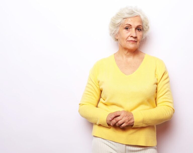 Elderly Woman who is a Resident in an Assisted Living Community