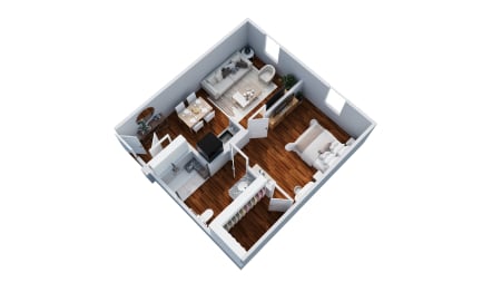 PKVW_AL_Redbud_1B_1BA_525 sq. ft render