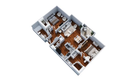PKVW_IL_Honeysuckle2B-2BA_1,122sq. ft render